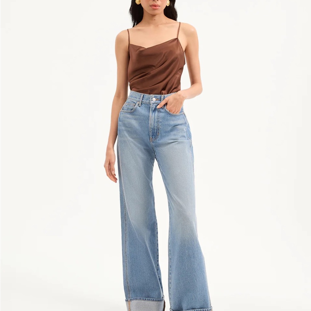 Veronica Beard Light Blue Wide Leg Jeans